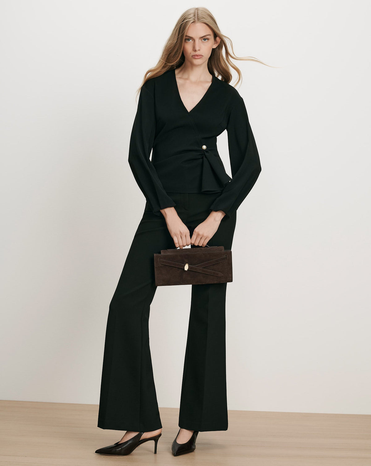 Drew Brooch Blouse - Image 2
