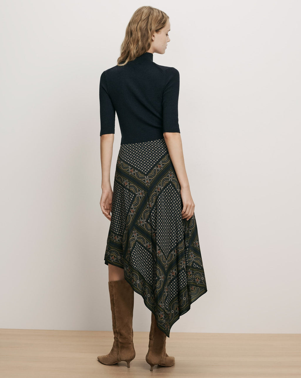 Hartley Asymmetric Midi Skirt - Image 6