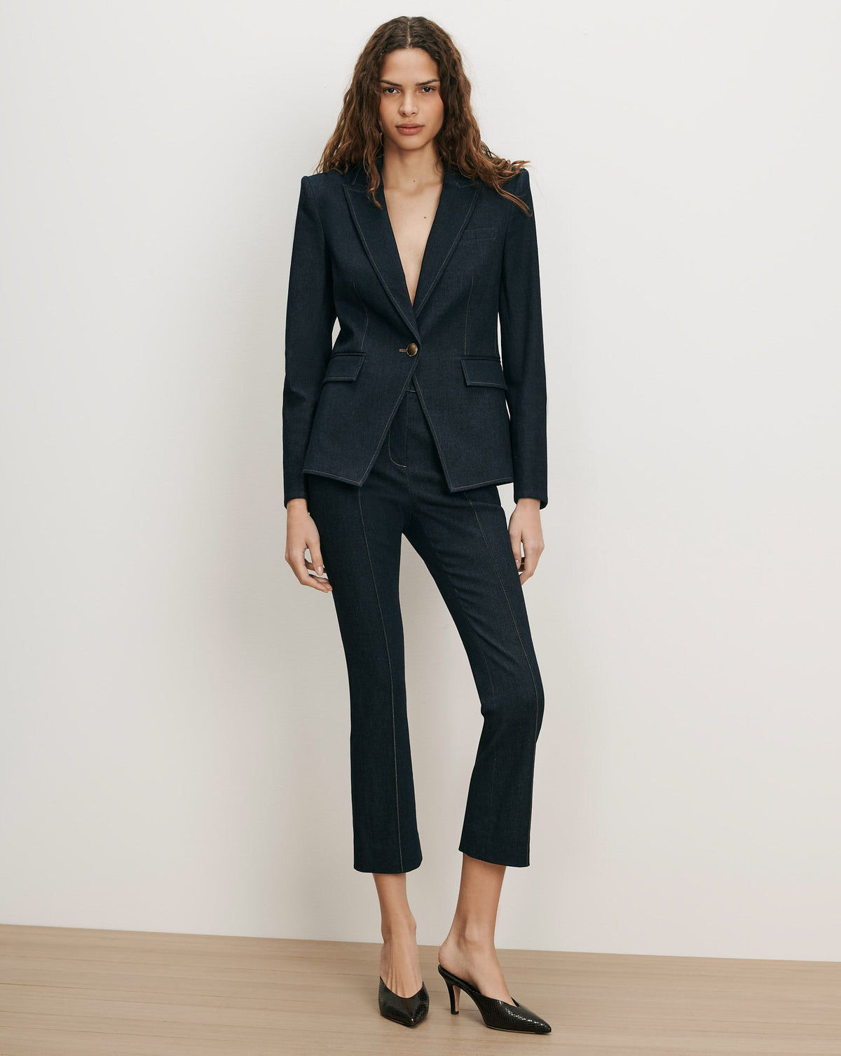 Miller Denim Single-Breasted Dickey Jacket - Image 2