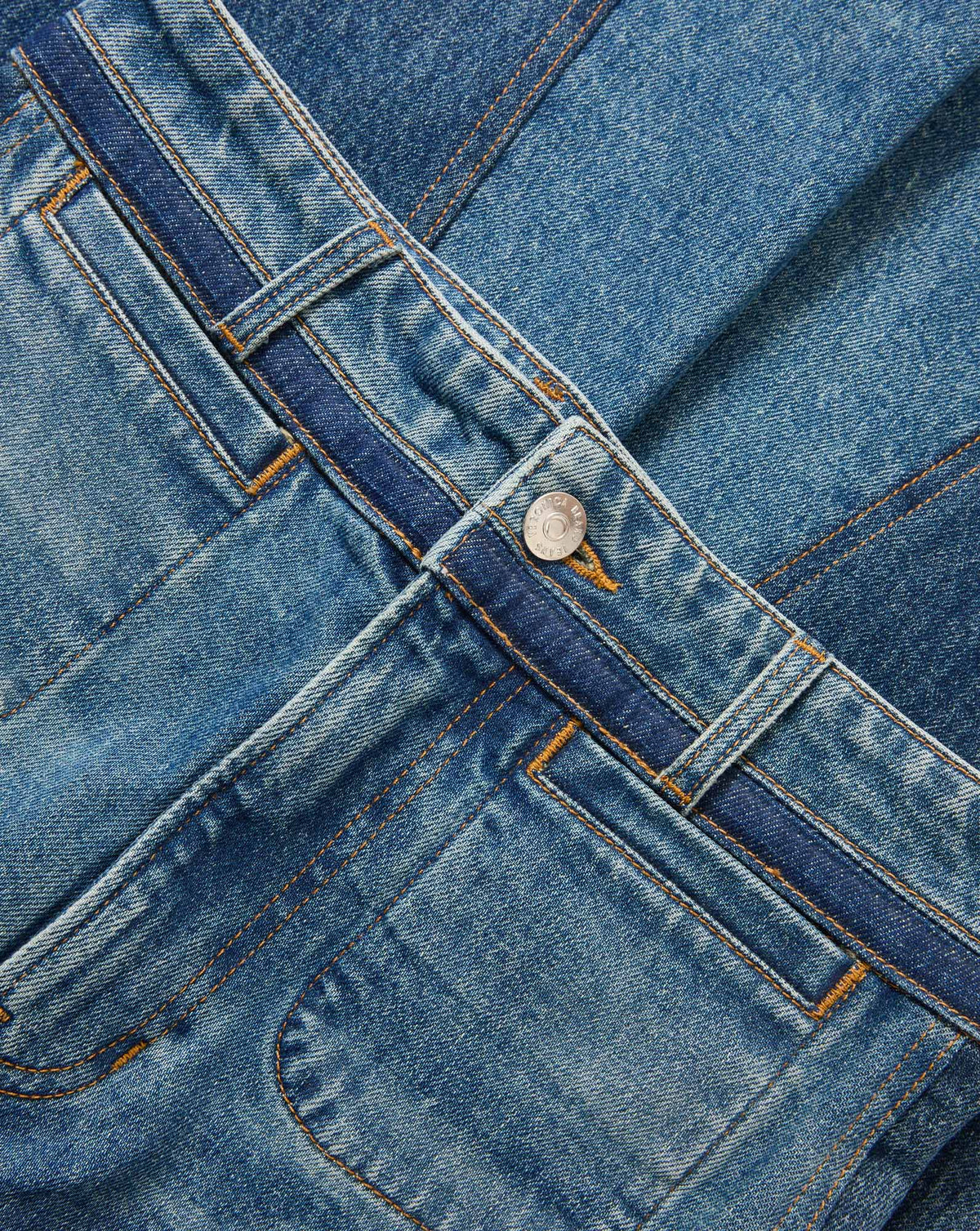 Crosbie Color-Block Slim Wide-Leg Jean - Image 4