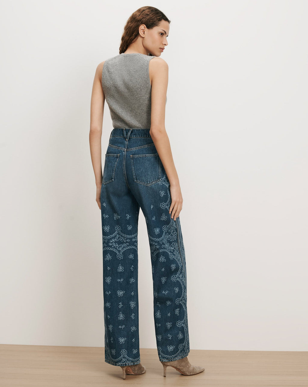 Taylor Bandana Wide-Leg Jean - Image 4
