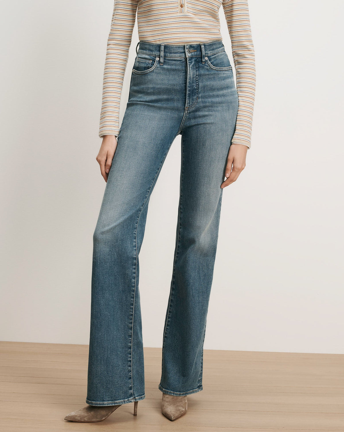 Crosbie Slim Wide-Leg Jean - Image 2