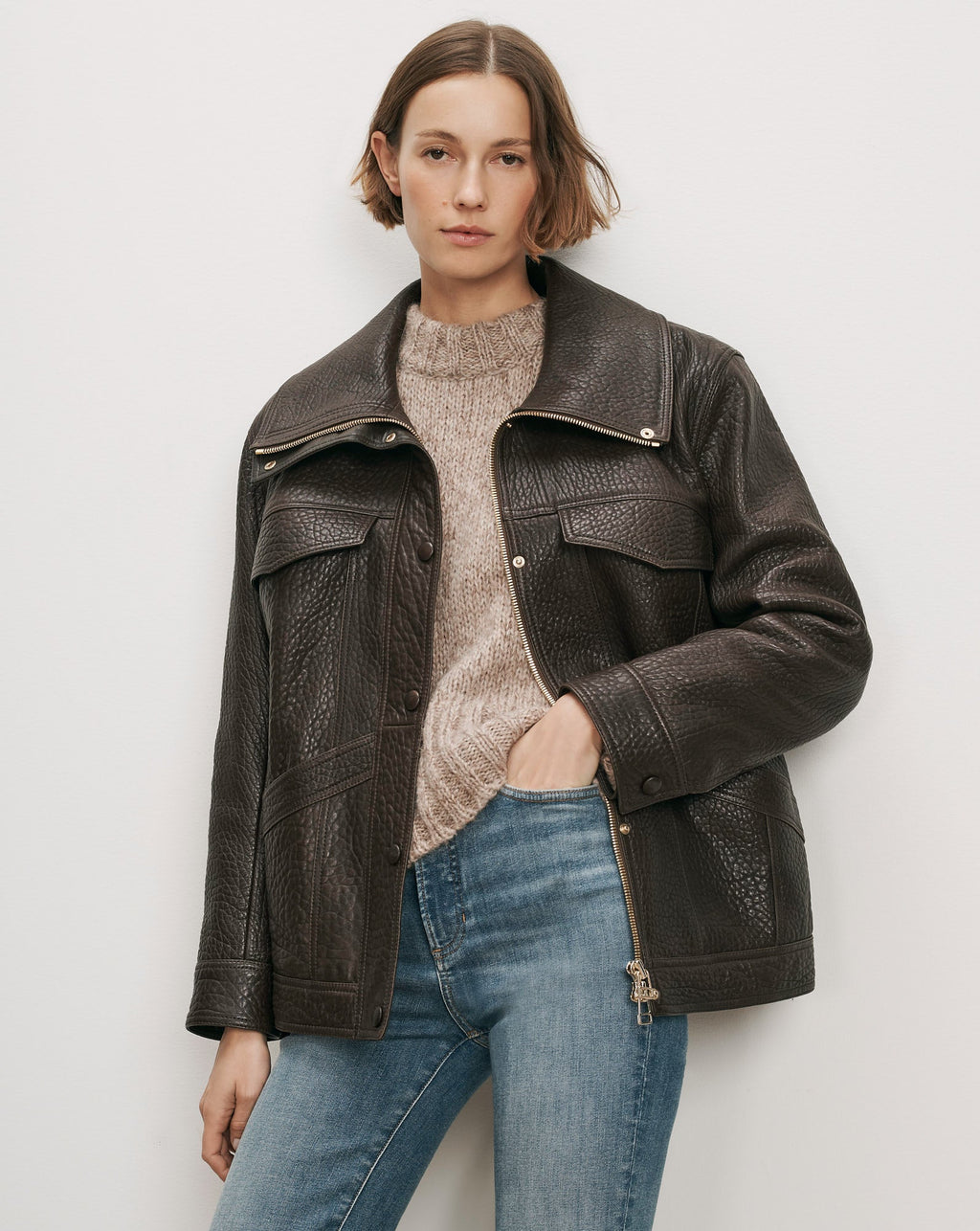 Silversmith Leather Dickey Jacket
