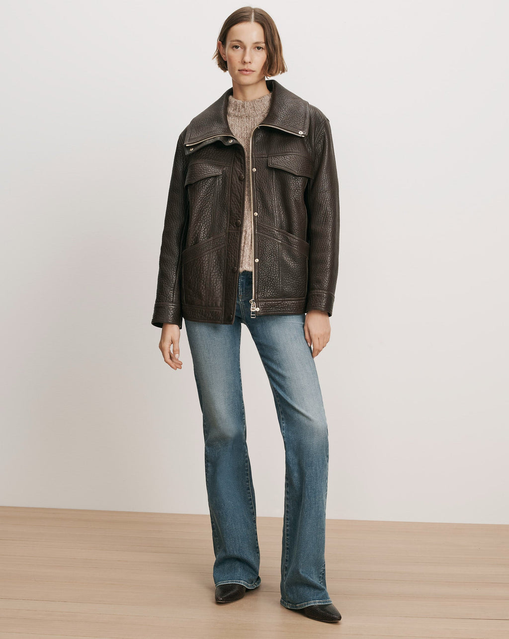 Silversmith Leather Dickey Jacket - Image 2