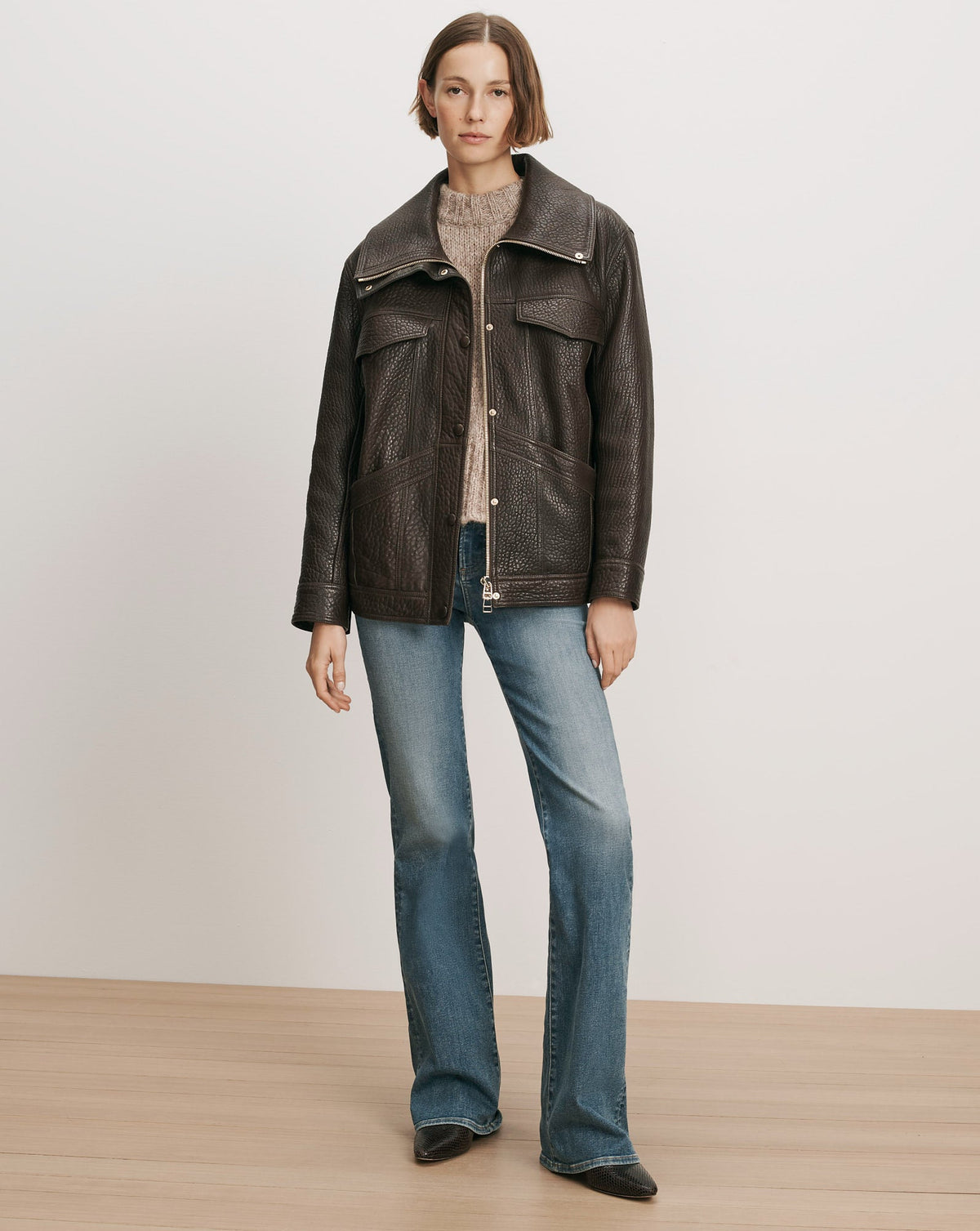 Silversmith Leather Dickey Jacket - Image 2