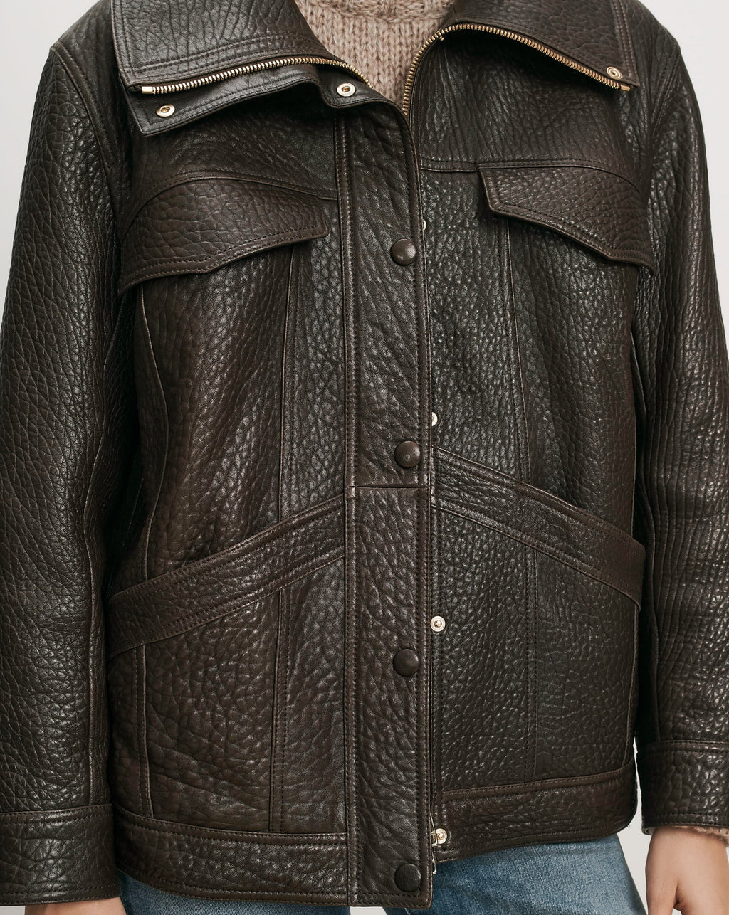 Silversmith Leather Dickey Jacket - Image 6