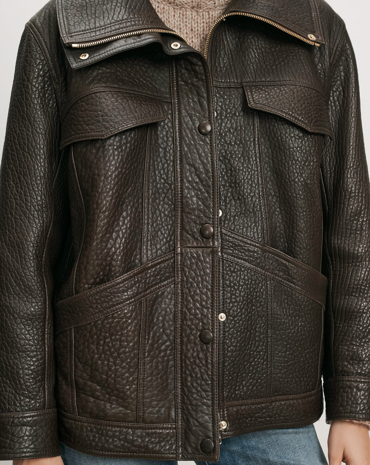 Silversmith Leather Dickey Jacket - Image 6