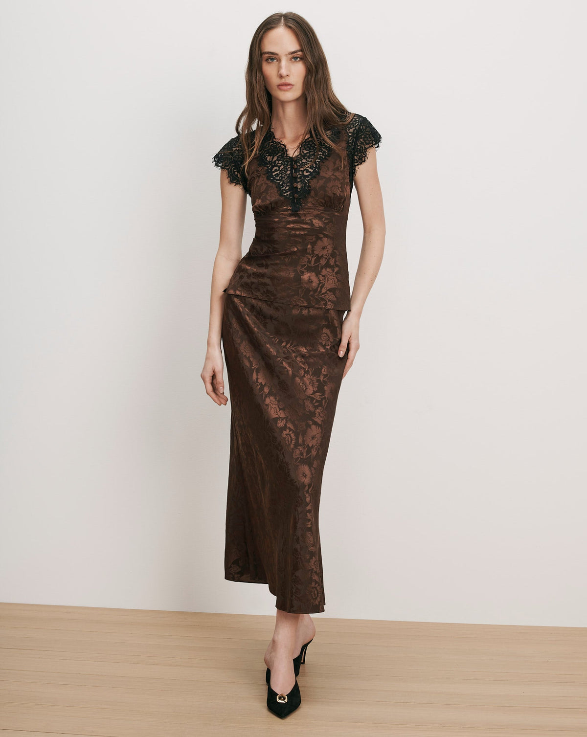Pascaline Lace-Trimmed Top - Image 2