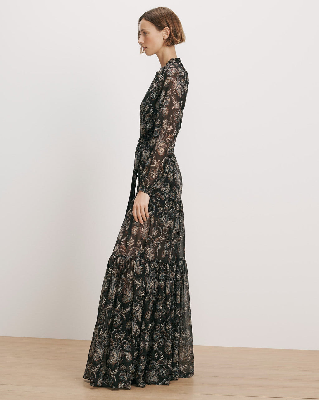 Isra Silk Maxi Dress - Image 2