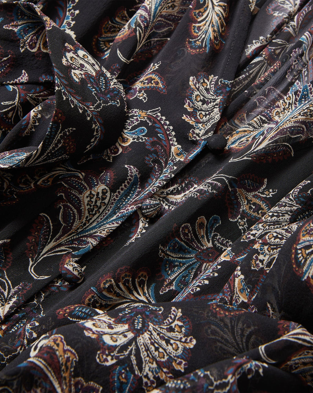 Isra Silk Maxi Dress - Image 3