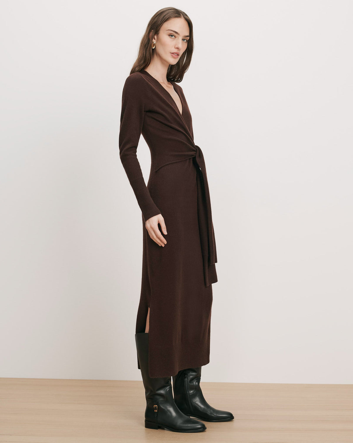 Salomez Wrap Midi Dress - Image 2