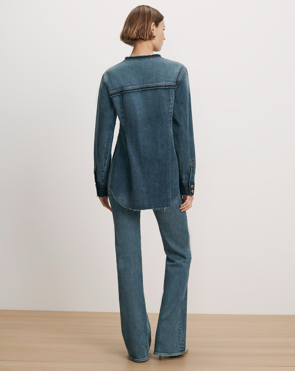 Weslia Denim Shacket - Image 3
