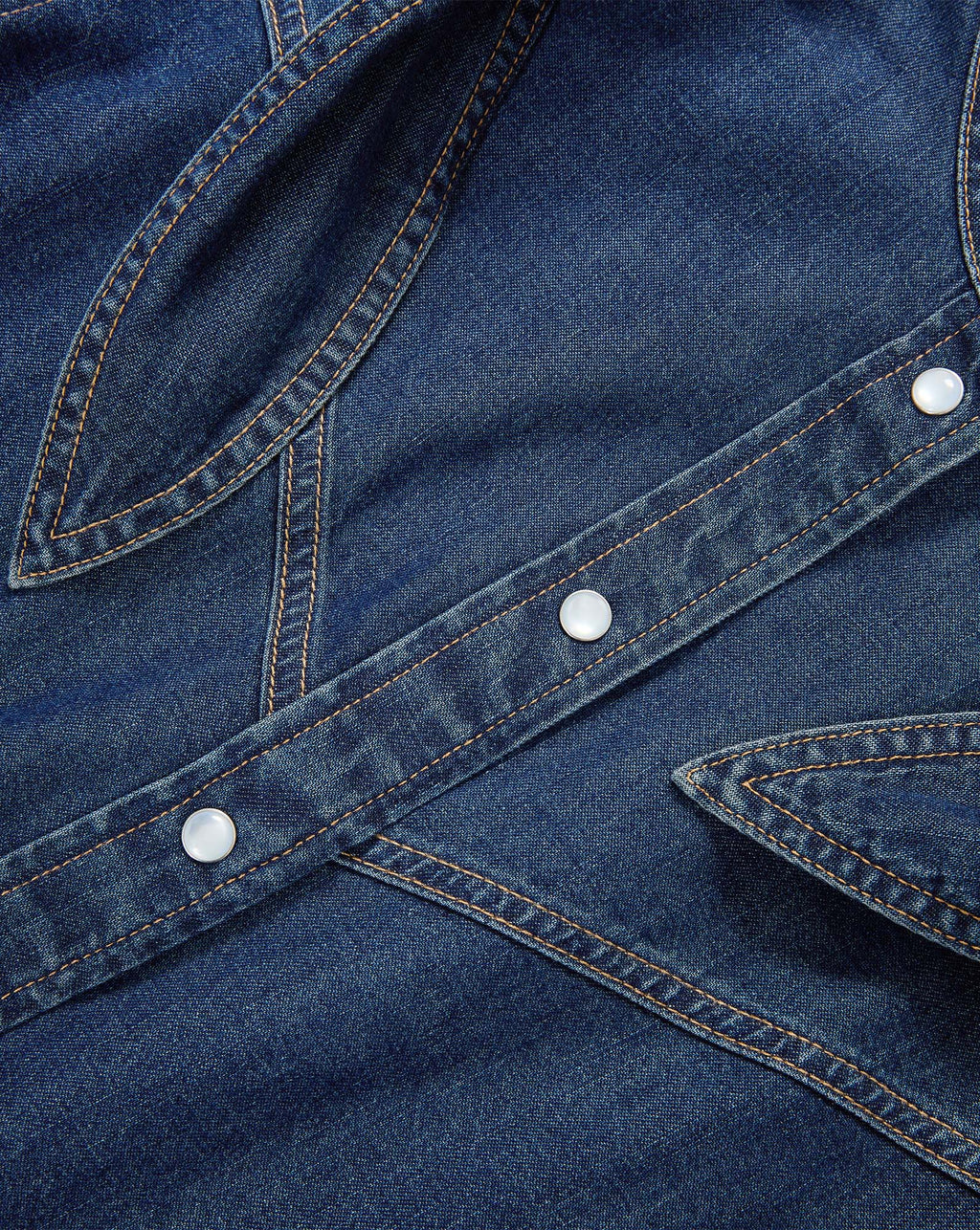 Genetta Chambray Button-Down Shirt - Image 4