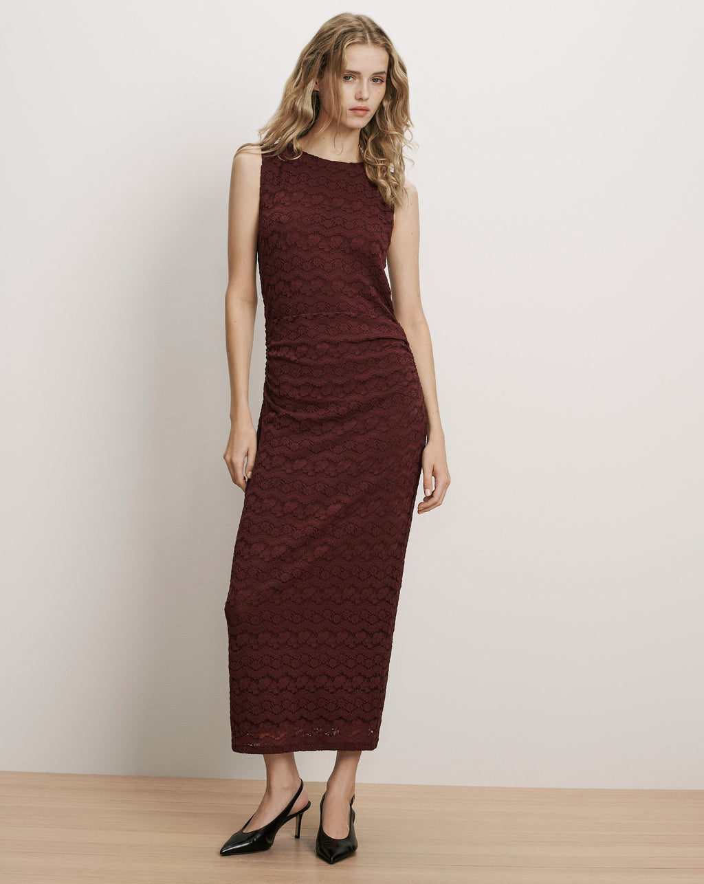 Charissa Lace Midi Dress - Image 2