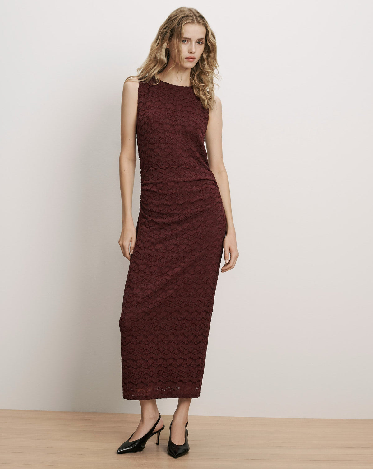 Charissa Lace Midi Dress - Image 2