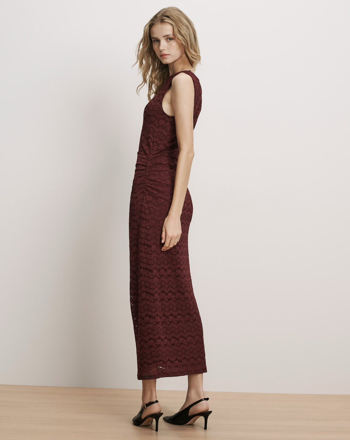 Charissa Lace Midi Dress - Image 3