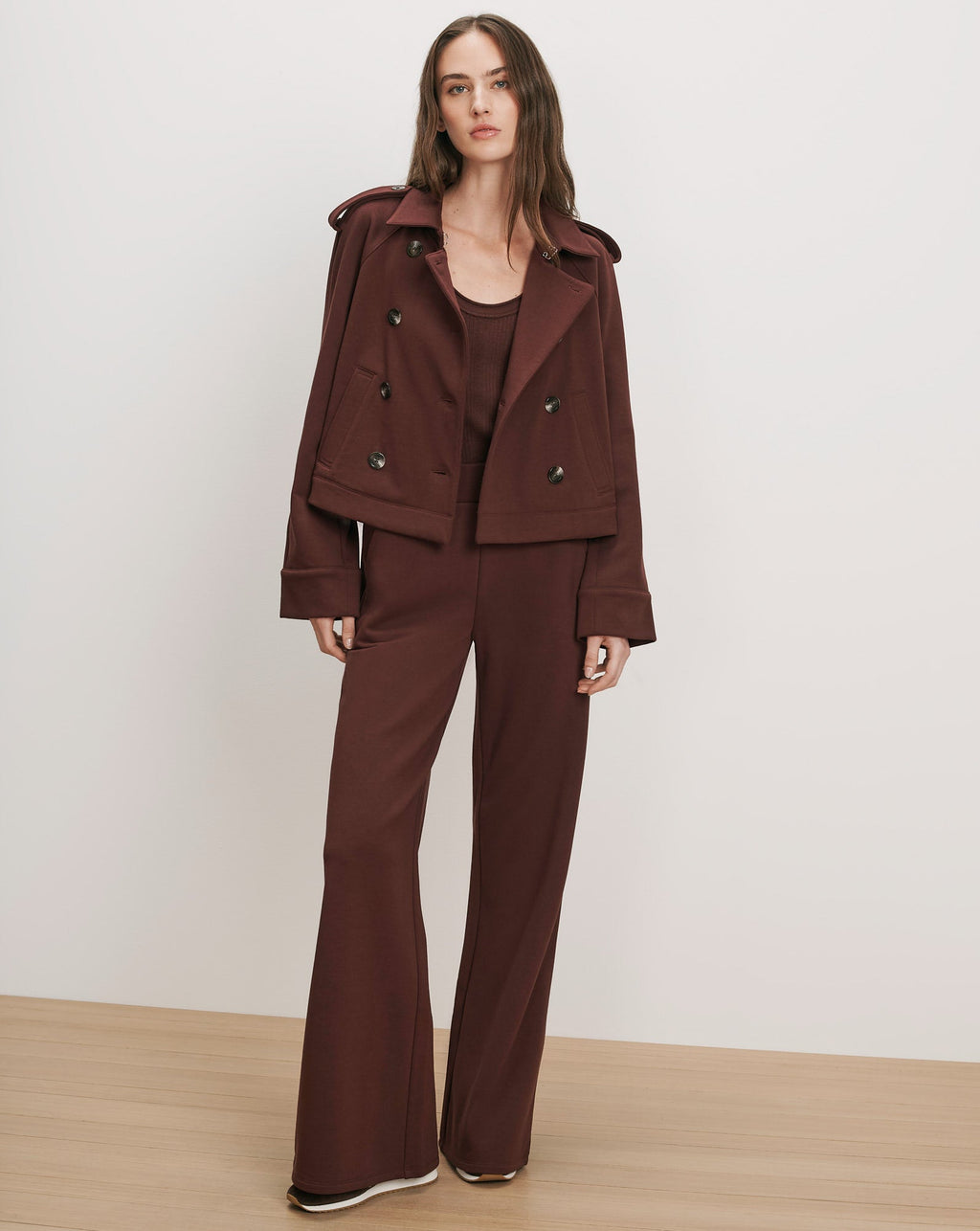 Conneley Cropped Trench Coat - Image 2
