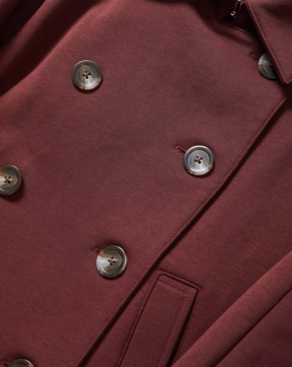 Conneley Cropped Trench Coat - Image 3