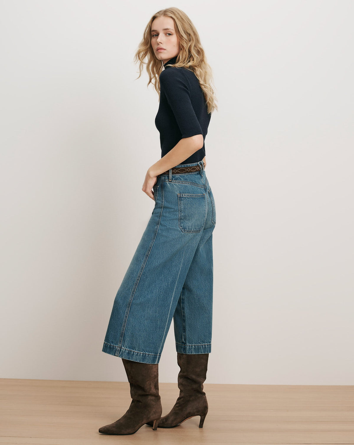 Marlowe Patch-Pocket Culotte - Image 3