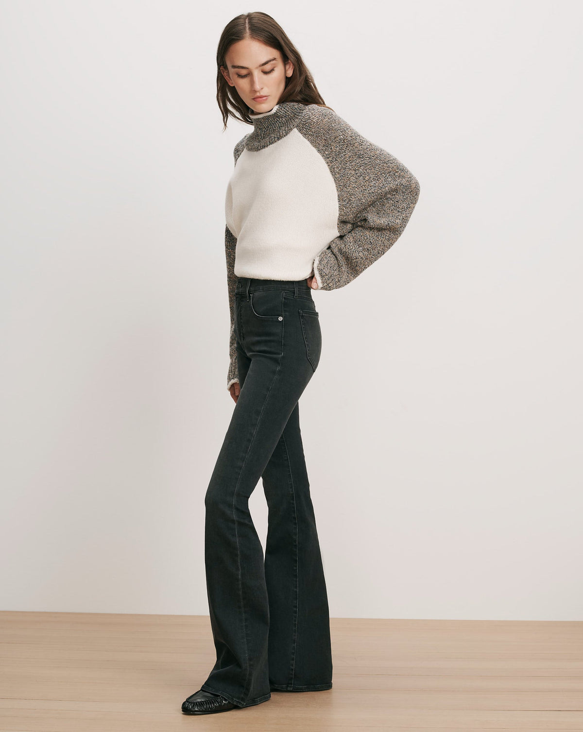Beverly Mid-Rise Skinny-Flare Jean - Image 3