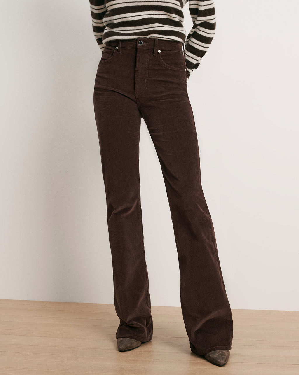 Crosbie Corduroy Slim Wide-Leg Pant - Image 2