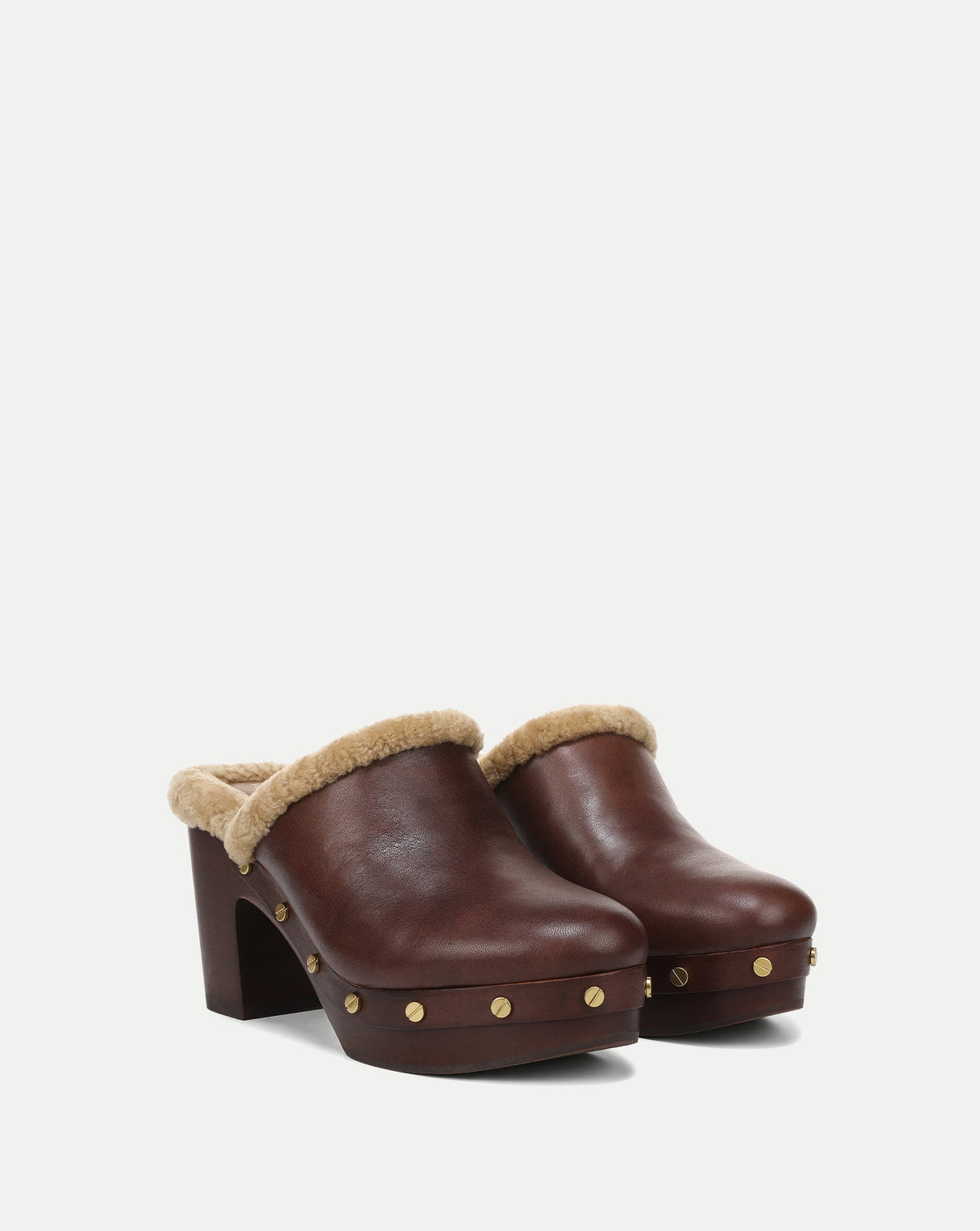 Larken Shearling Platform Clog - Image 2