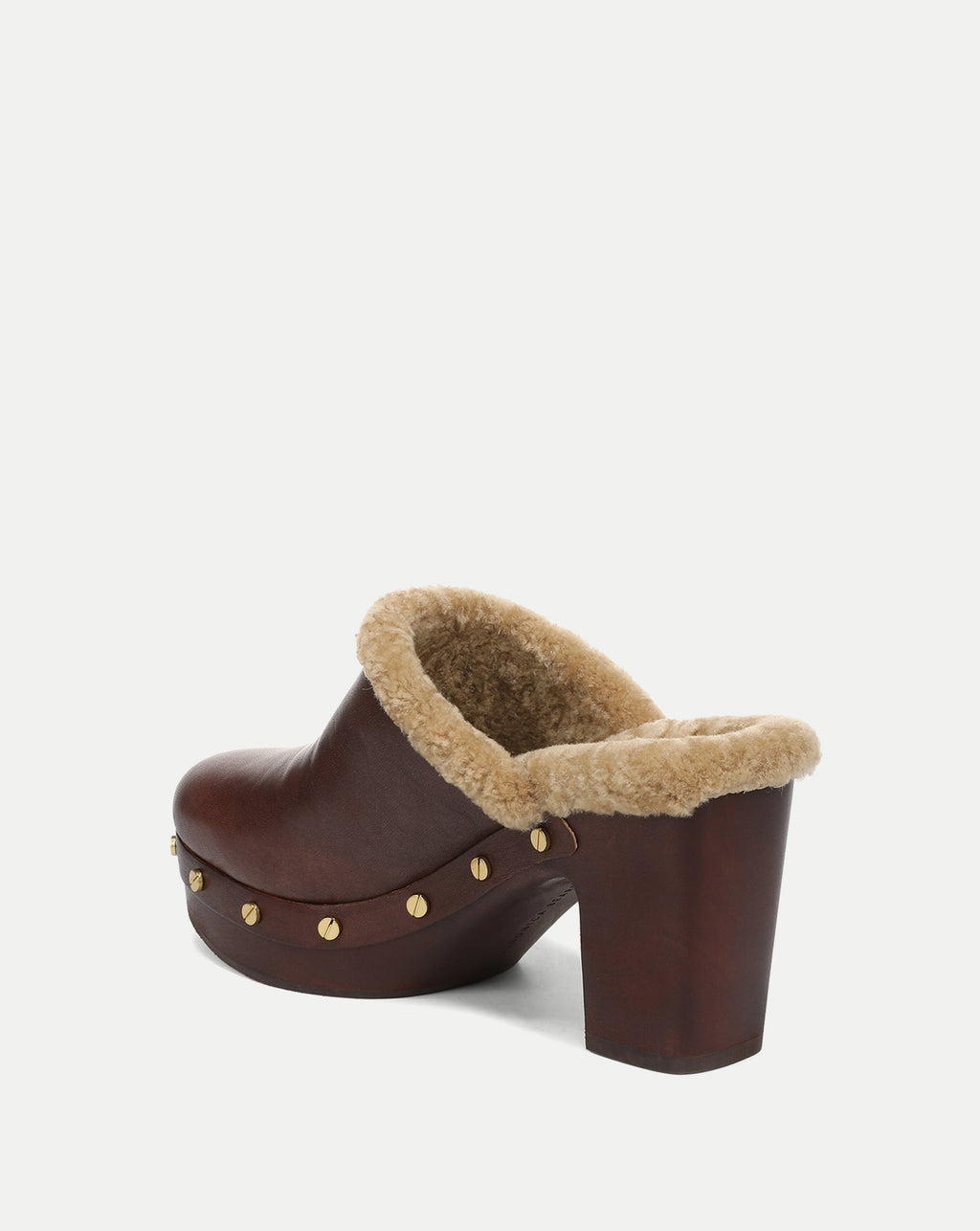 Larken Shearling Platform Clog - Image 4