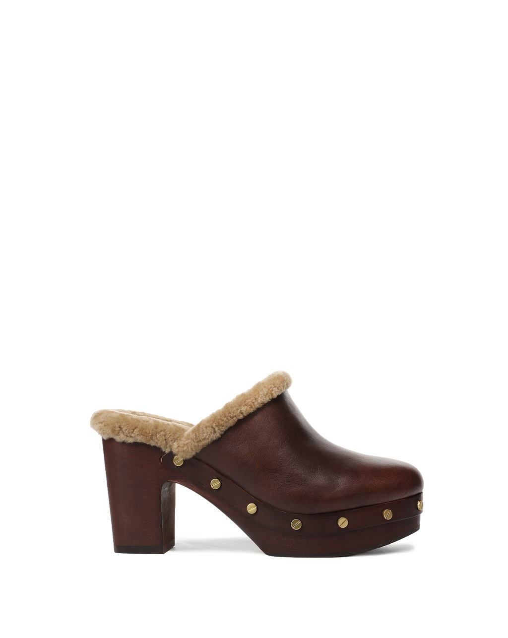Larken Shearling Platform Clog - Image 5