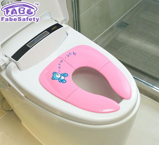 Folding Toilet Seat for Children - pink