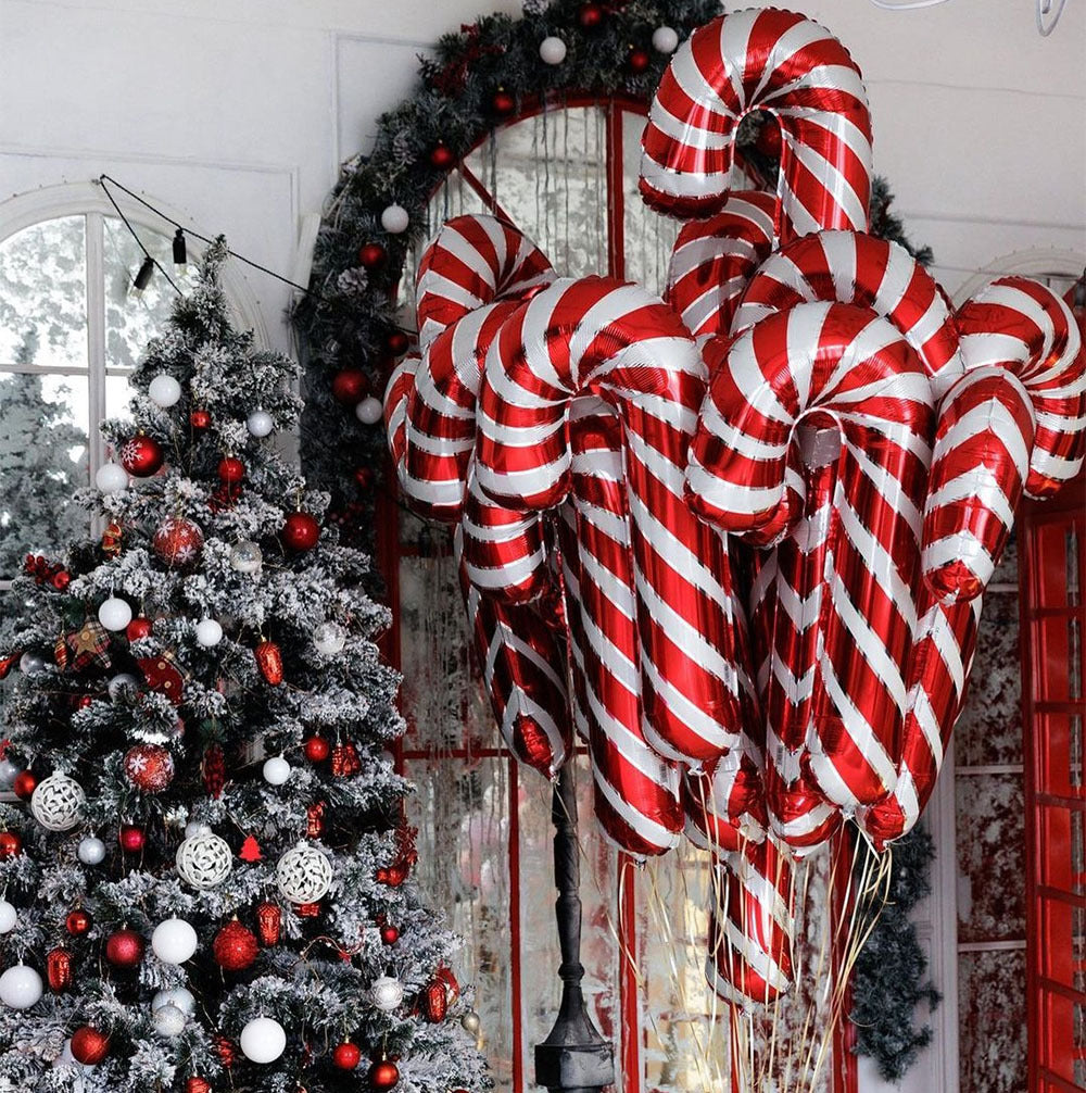 Holiday Party Christmas Crutch Balloons - Image 3