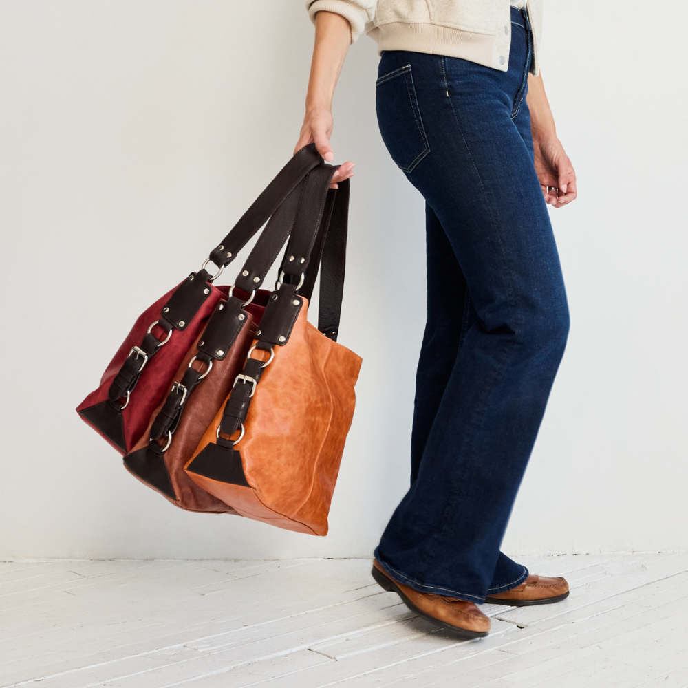 Simone Md Leather Shoulder Bag - Image 6