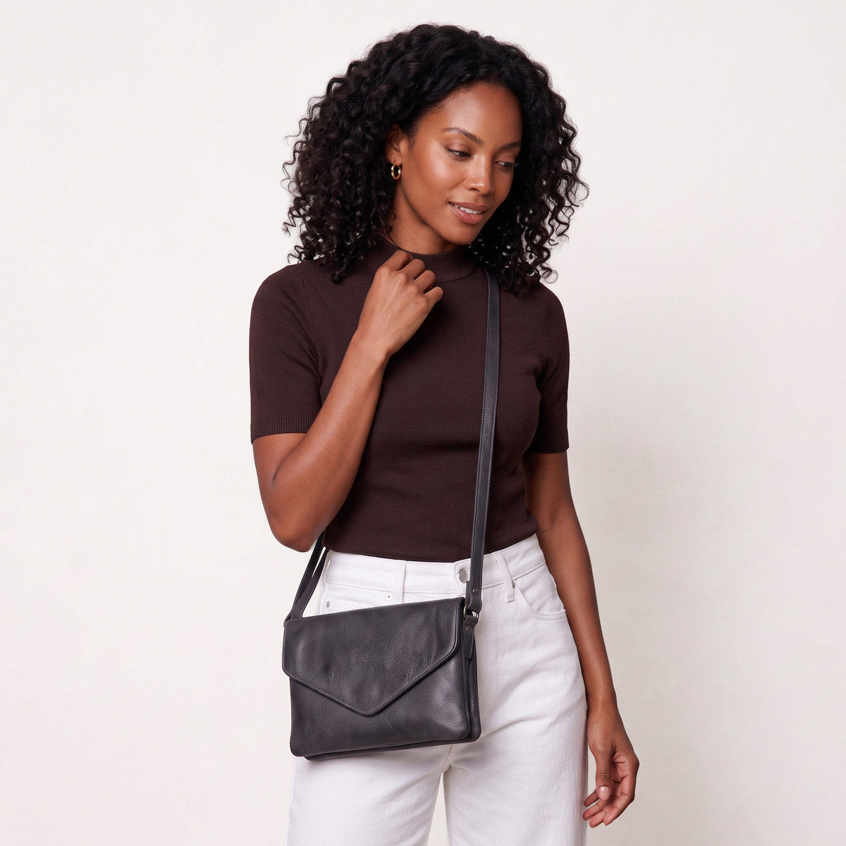 Harbor Leather Crossbody Bag - Image 18