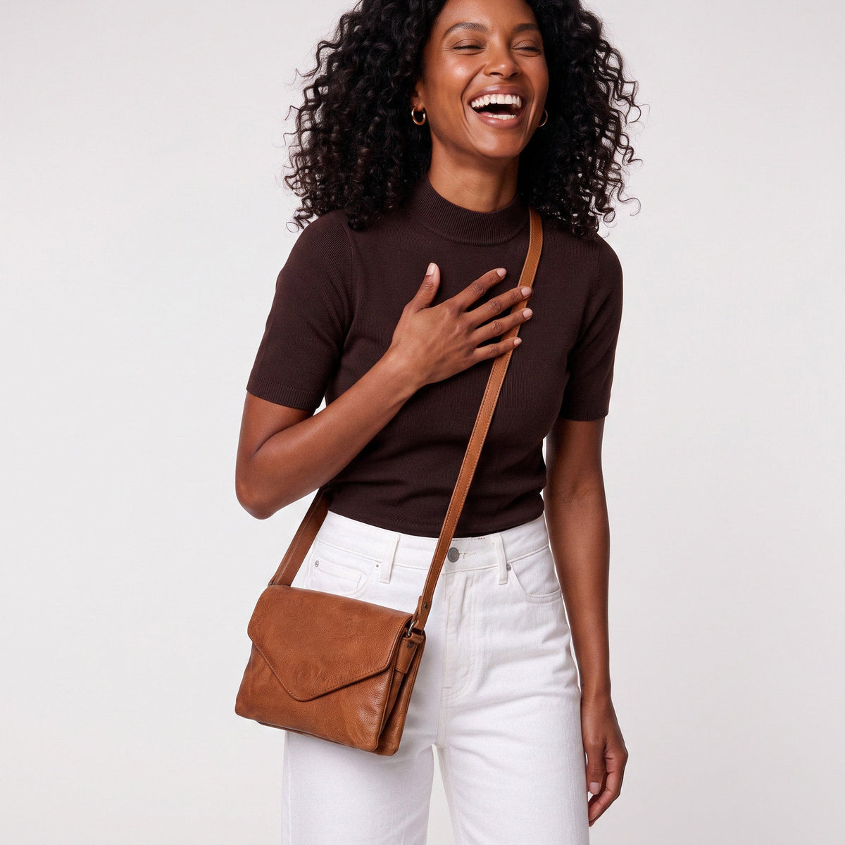Harbor Leather Crossbody Bag - Image 7