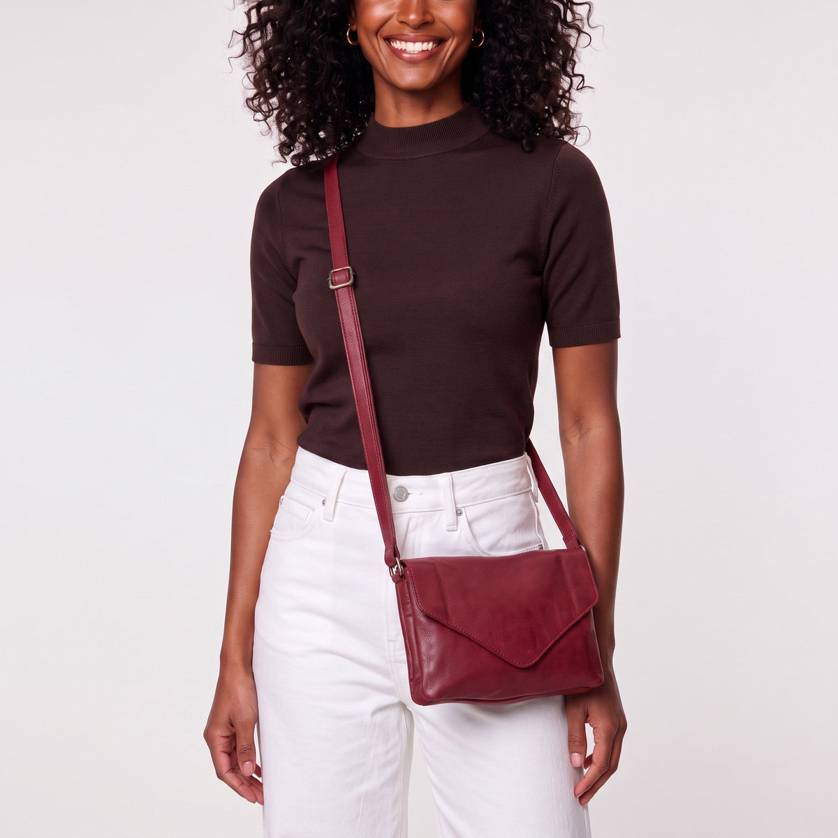 Harbor Leather Crossbody Bag - Image 2