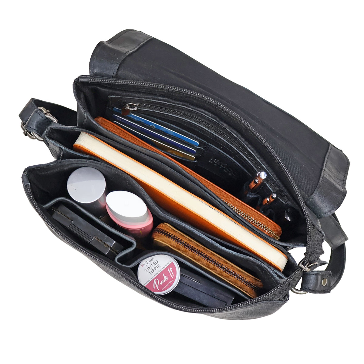 Marcus Leather Crossbody Bag - Image 7