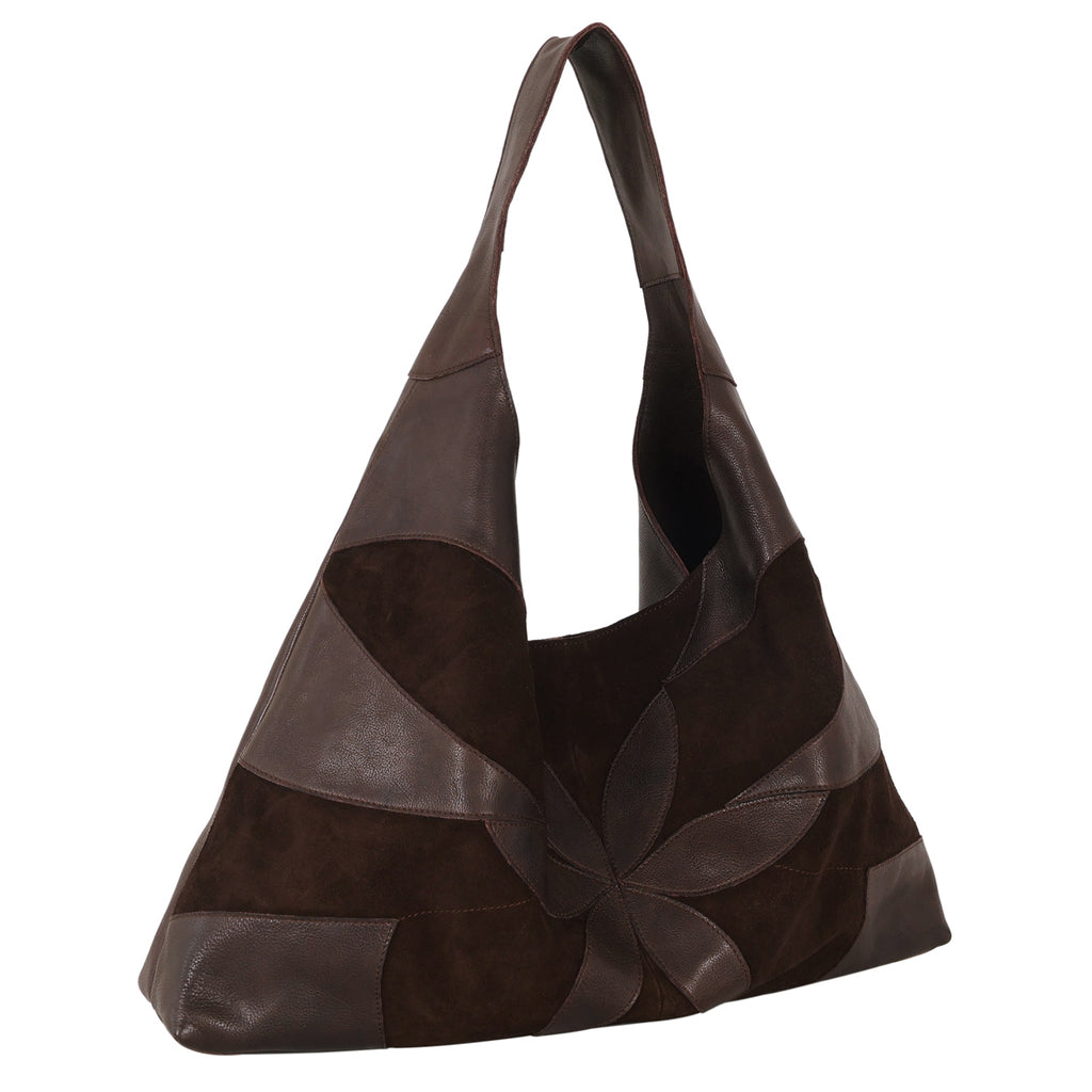Lindsey Suede Leather Tote Bag - Image 3
