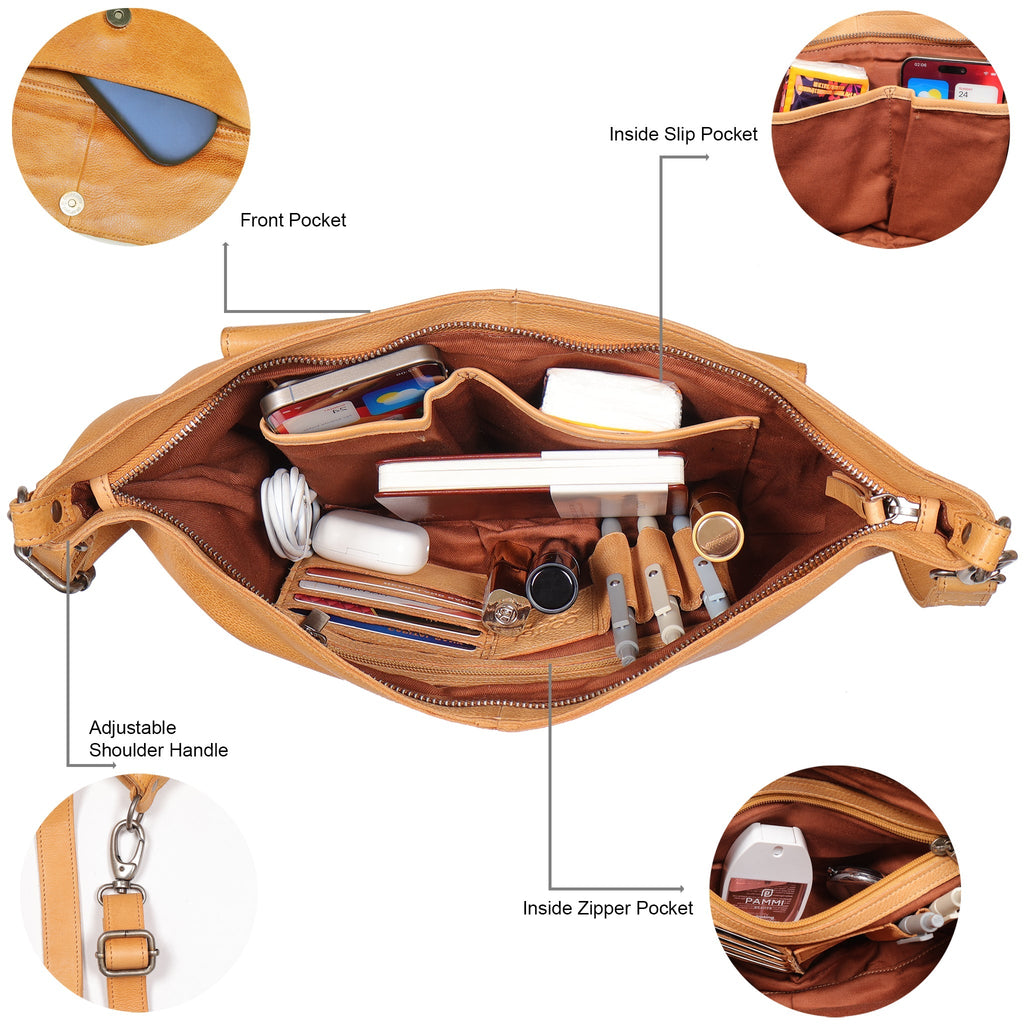 Coco Leather Sling Bag - Image 26