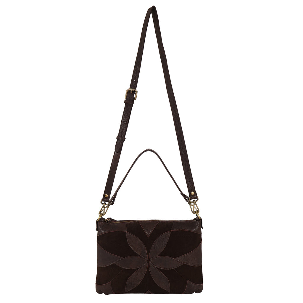 Stevie Suede Leather Crossbody Bag - Image 5