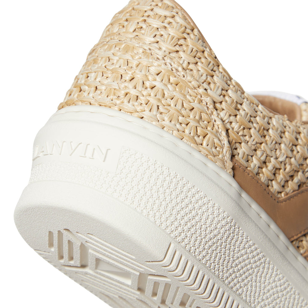 Lanvin Cash Raffia Sneakers (Natural) - Image 9