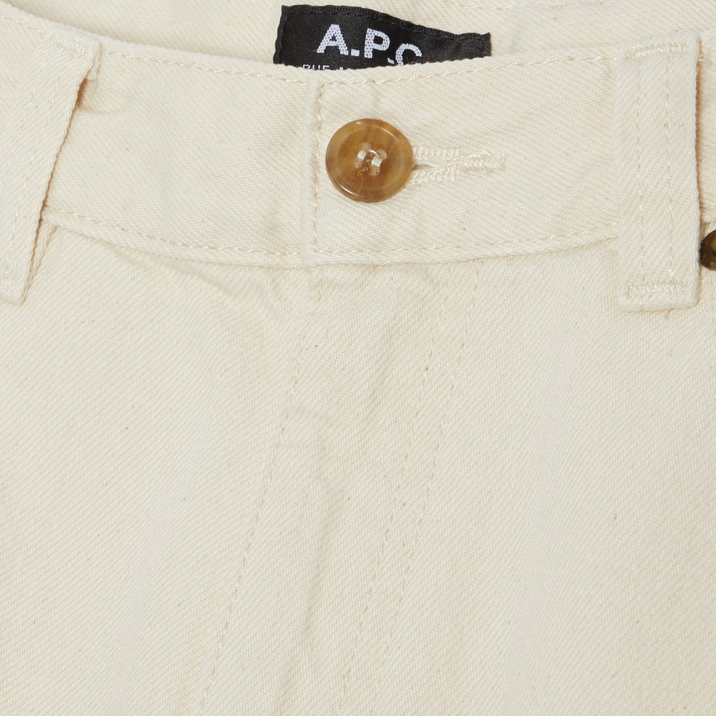 A.P.C. Short Westland (Ecru) - Image 3