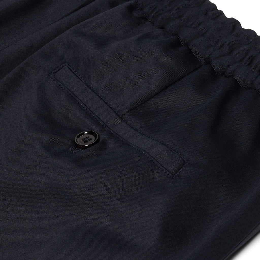 AMI Paris Elasticated Waist Shorts (Navy Blue) - Image 4