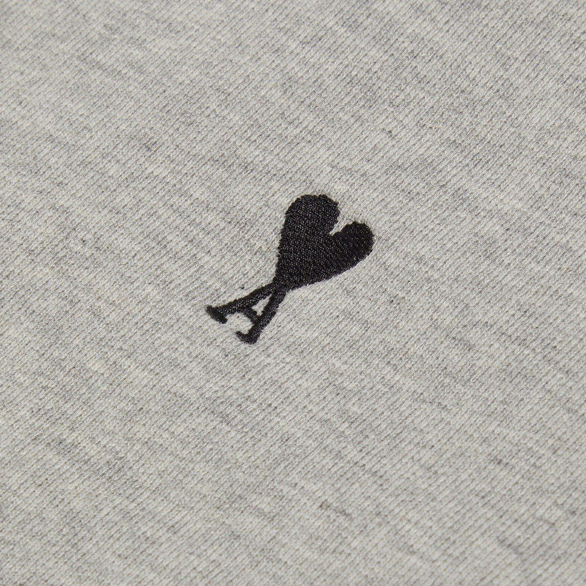 AMI Paris ADC Zip Hoodie (Heather Ash Grey) - Image 3