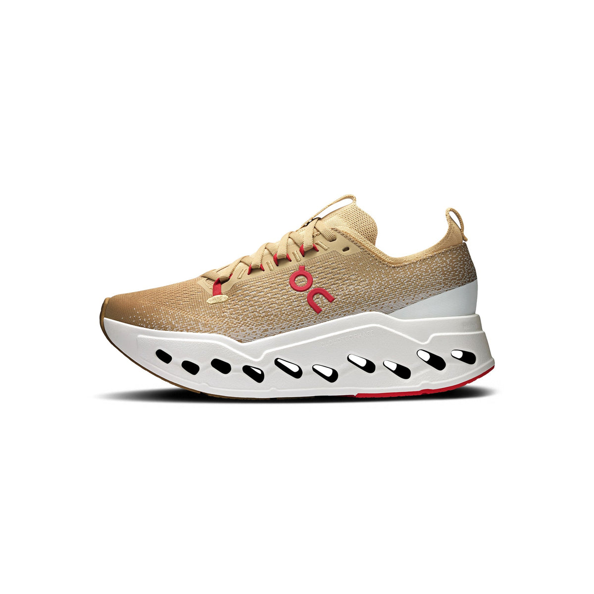 ON Womens Cloudsurfer Max 1 (Chai/Ivory) - Image 2