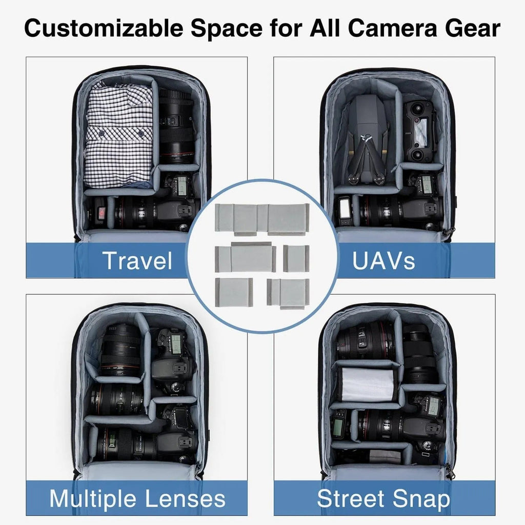 Anti-Theft Waterproof Camera Case Laptop Bag - Image 6