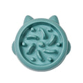 Pet Slow Feeder Bowls for Dogs & Cats - Green
