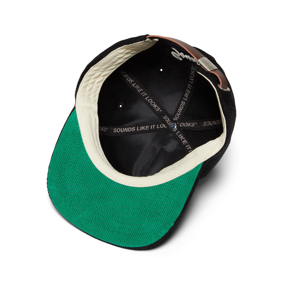 Adidem Asterisks Corduroy Felt Cap (Black) - Image 5