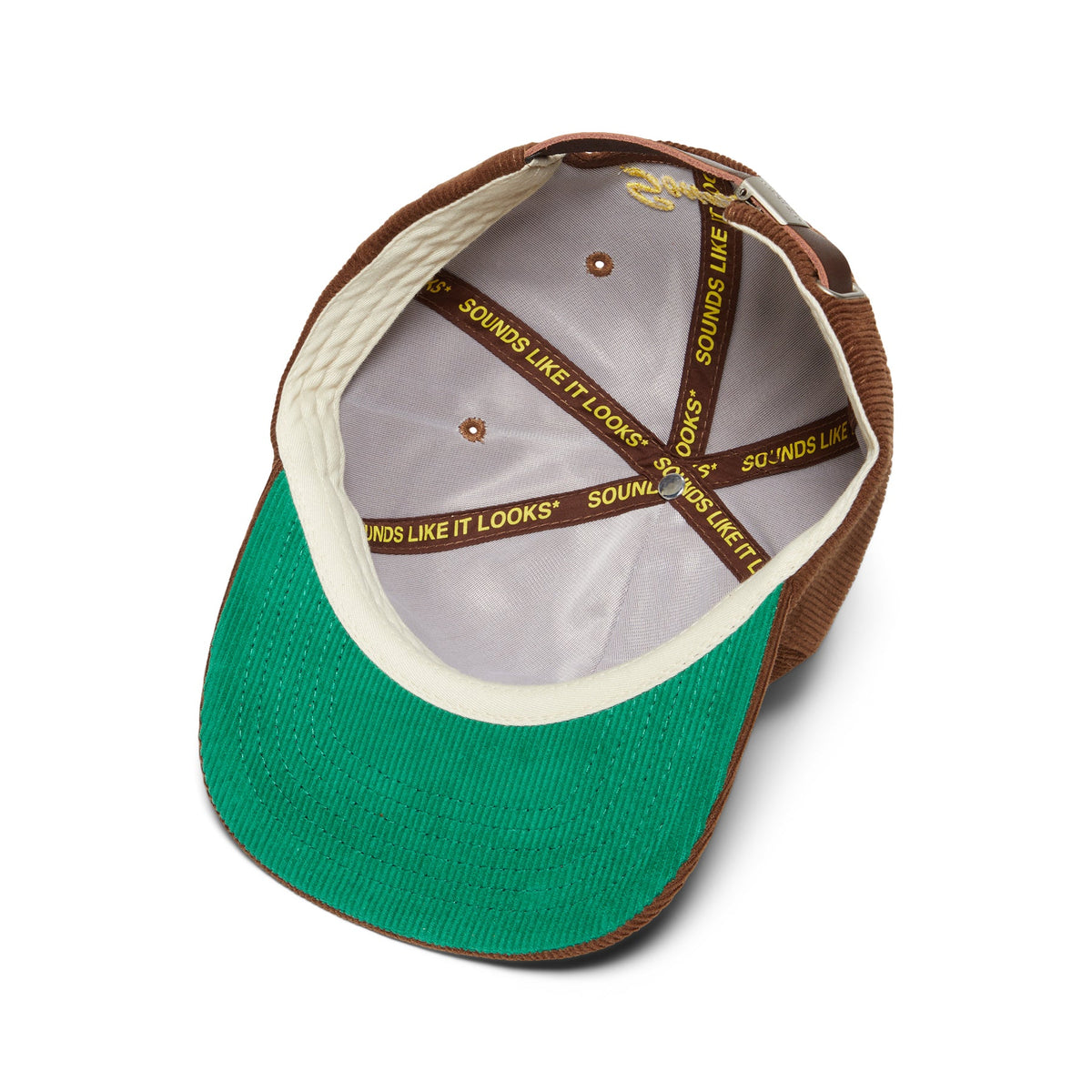 Adidem Asterisks Corduroy Felt Cap (Brown) - Image 5