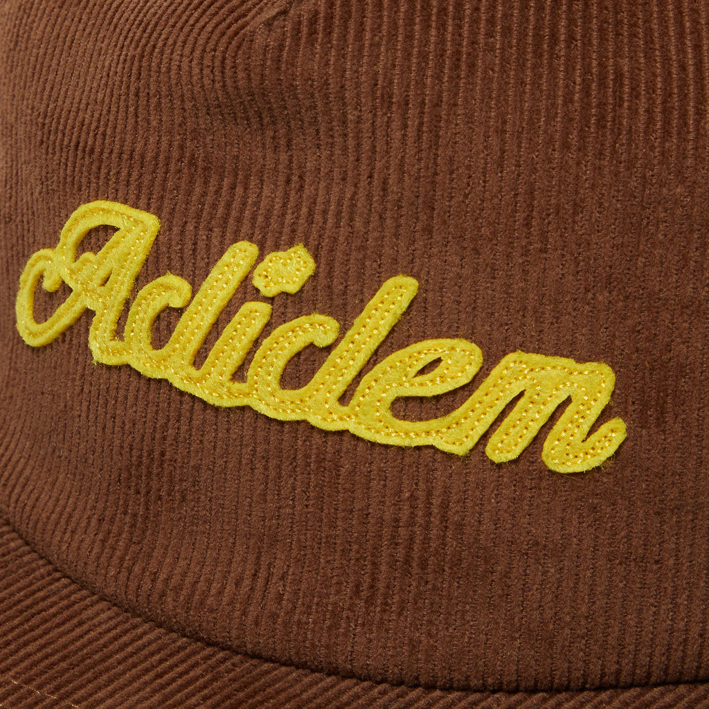 Adidem Asterisks Corduroy Felt Cap (Brown) - Image 6