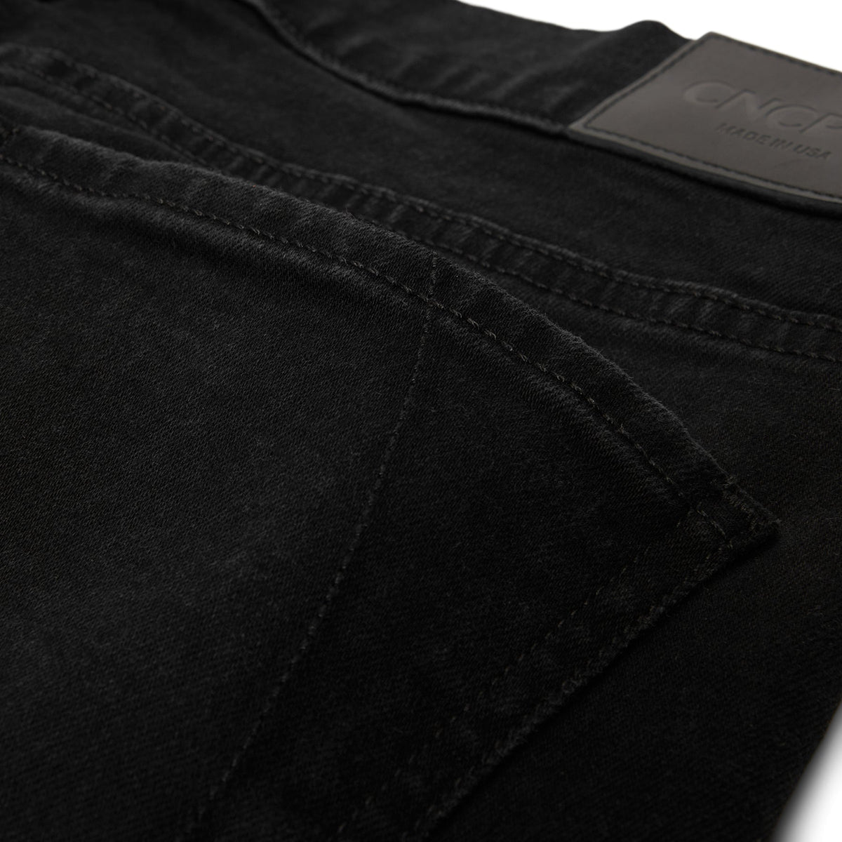 CNCPTS Washed Black Straight Denim (Black) - Image 5