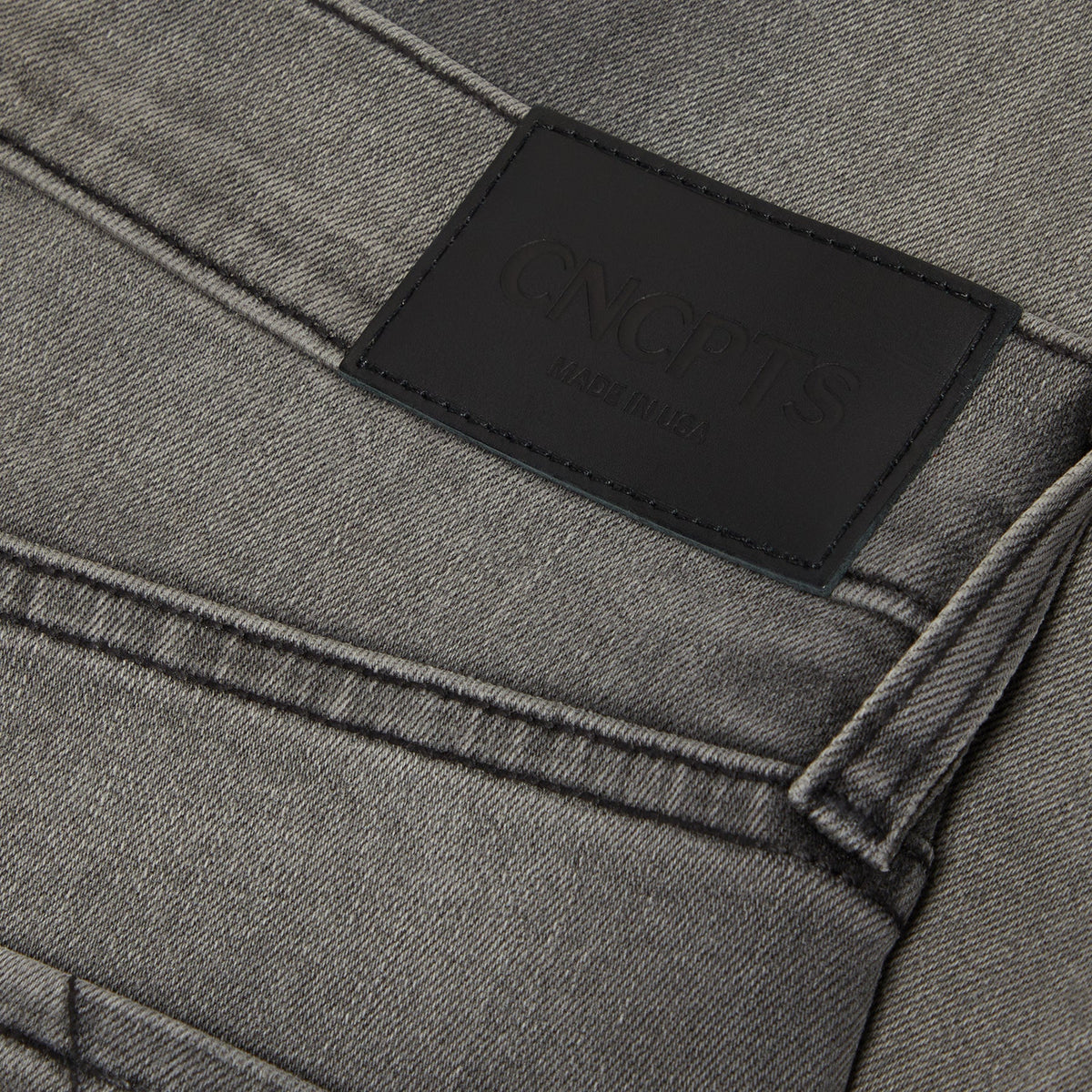 CNCPTS Coated Bootcut Denim (Grey) - Image 4